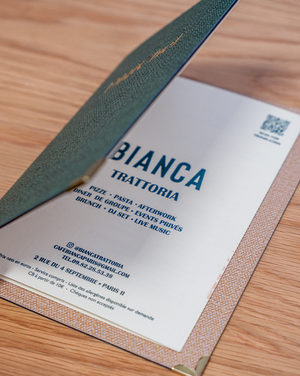 Couverture de menu 1