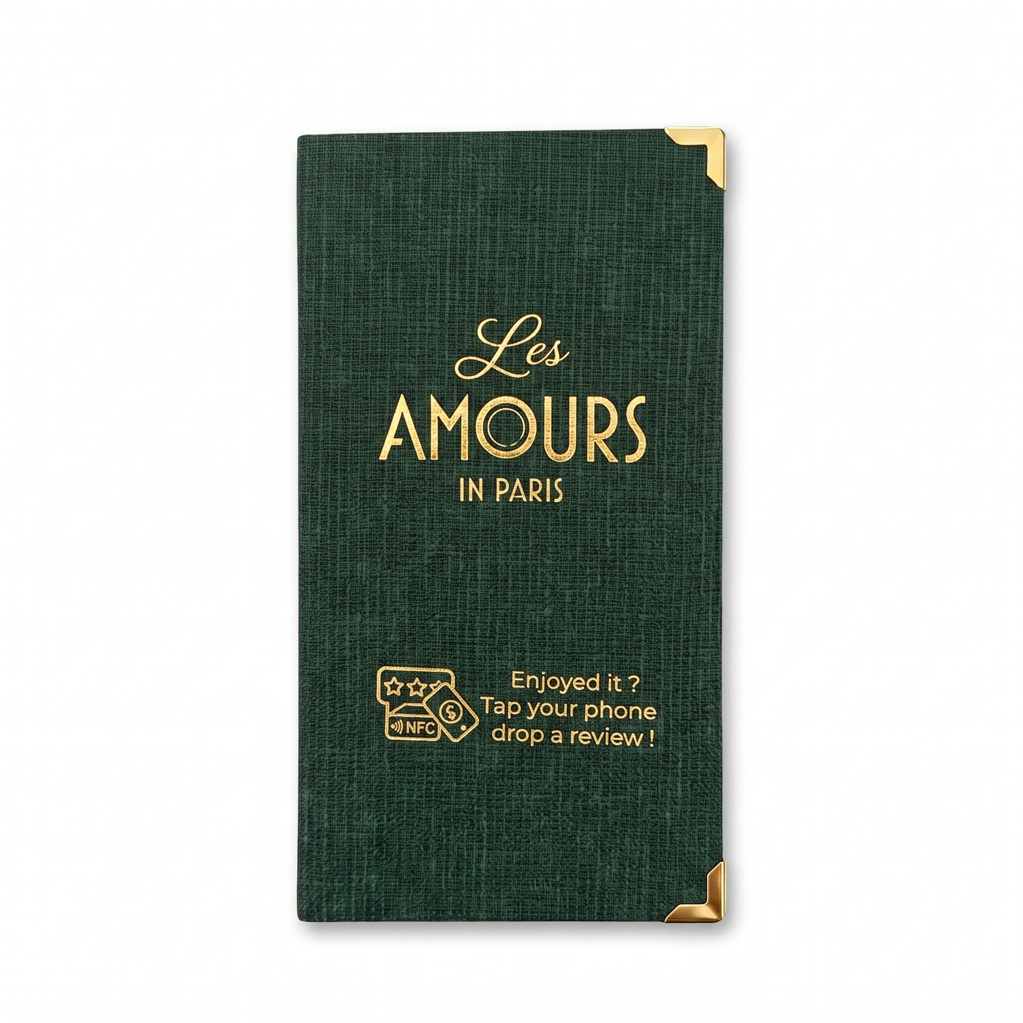 Porte-addition personnalisé vert